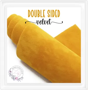 ⋅  Double-Sided Velvet  ⋅  SUNFLOWER ⋅ 0.88mm  ⋅