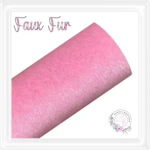 ⋅ Faux Fur ⋅ Horse Hair Textured Bow & Craft Fabric ⋅ Pink ⋅