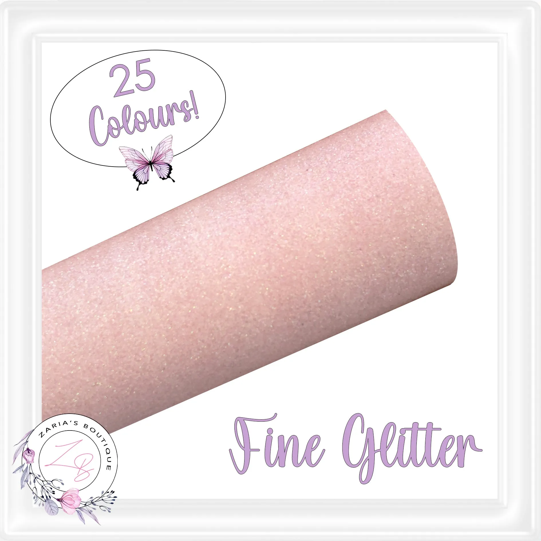 • Fine Glitter • Hint Of Pink •