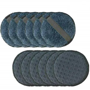 12 Pcs Dual-Faced Wax Polish Pad Applicator with Strap