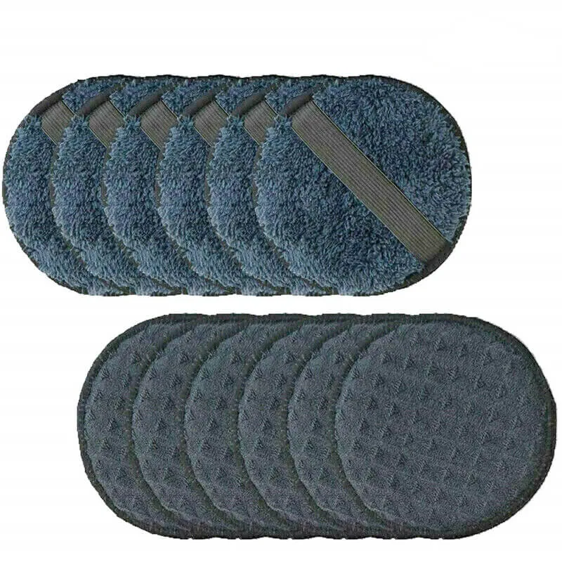 12 Pcs Dual-Faced Wax Polish Pad Applicator with Strap