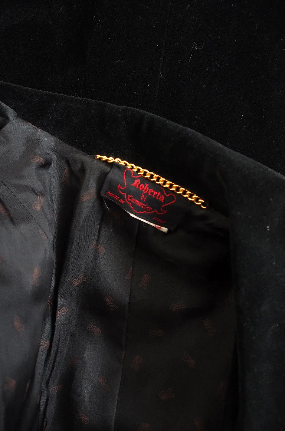1970s Roberta Di Camerino Velvet Coat