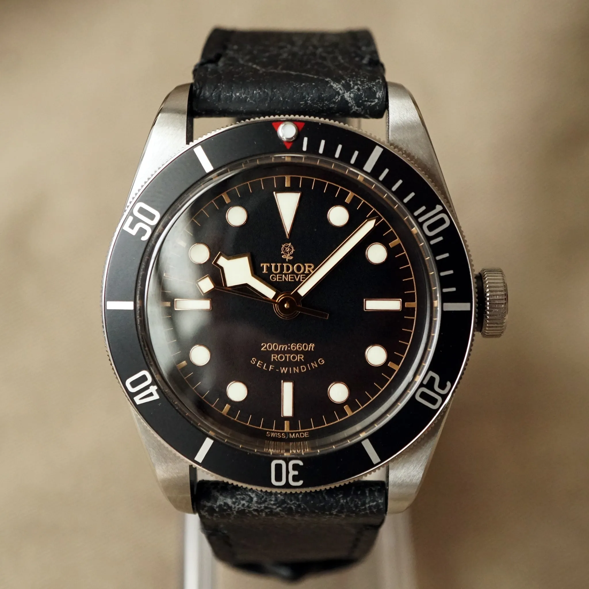 2017 TUDOR HERITAGE ETA BLACK BAY BLACK REF.79220N DIVER WATCH