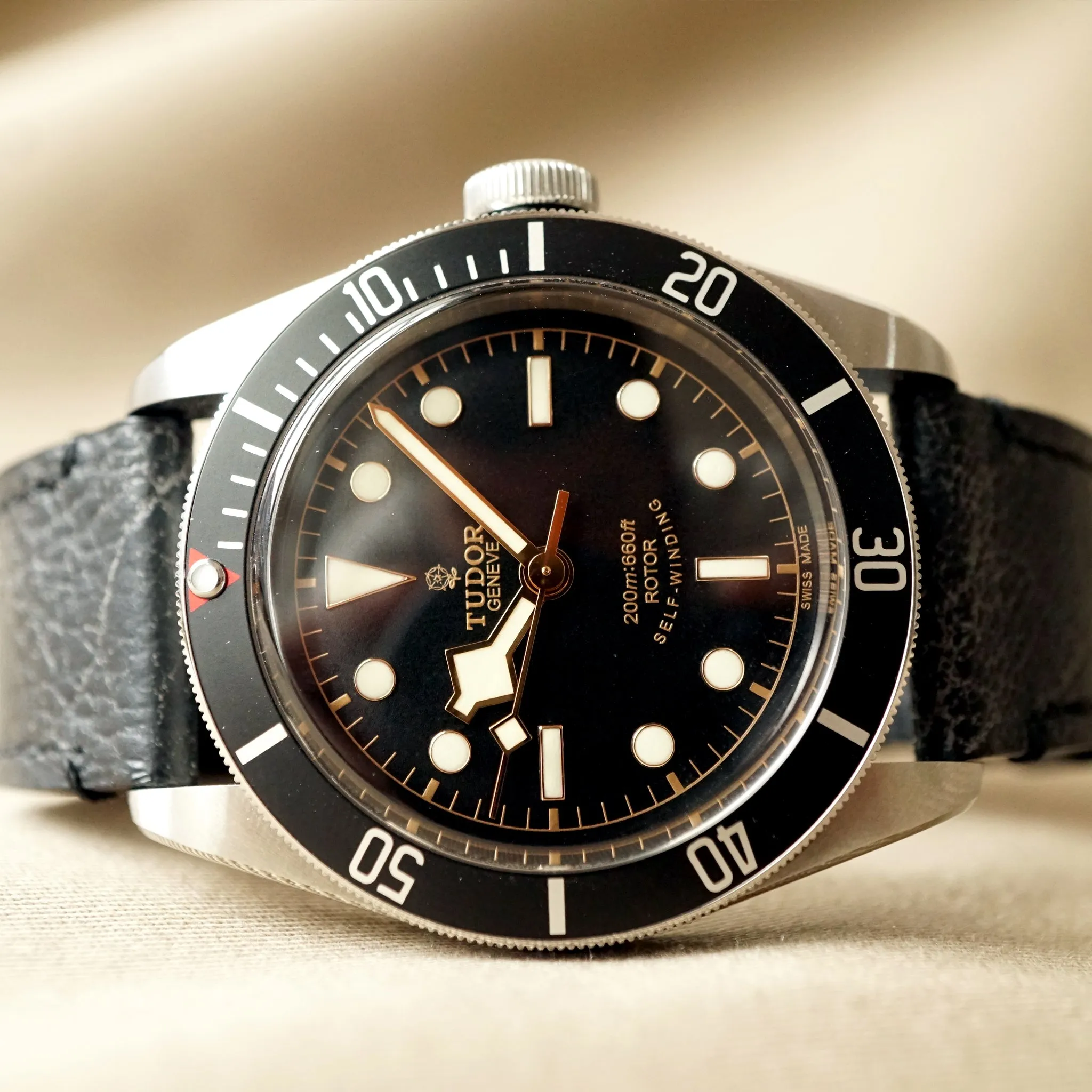 2017 TUDOR HERITAGE ETA BLACK BAY BLACK REF.79220N DIVER WATCH
