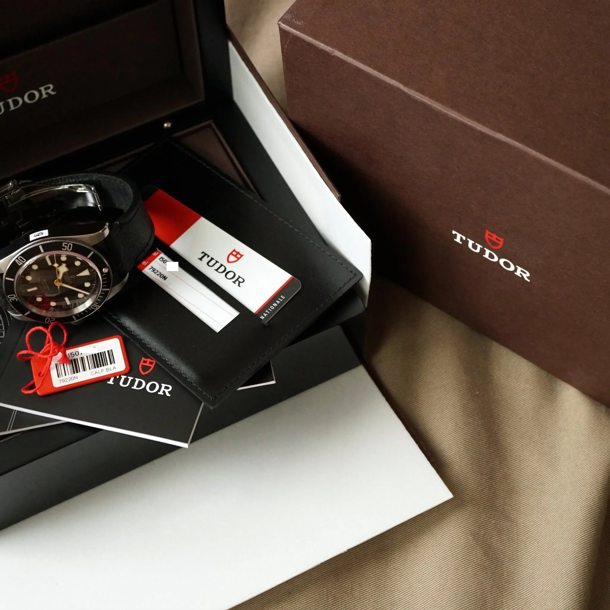 2017 TUDOR HERITAGE ETA BLACK BAY BLACK REF.79220N DIVER WATCH