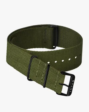 24mm Green Nylon Strap