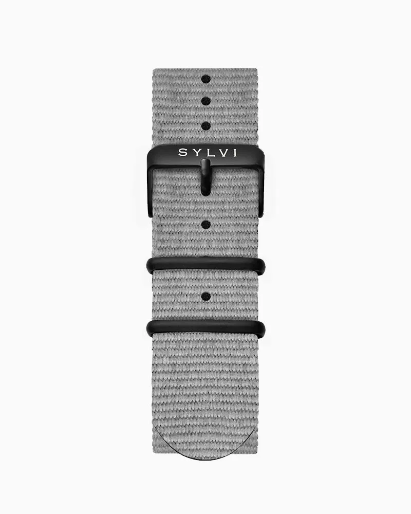 24MM Grey Nylon Strap