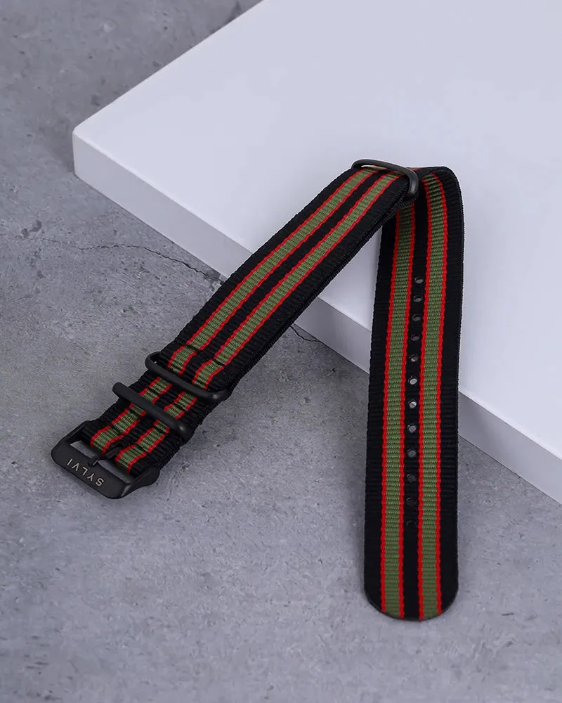 24mm RGB Nylon Strap