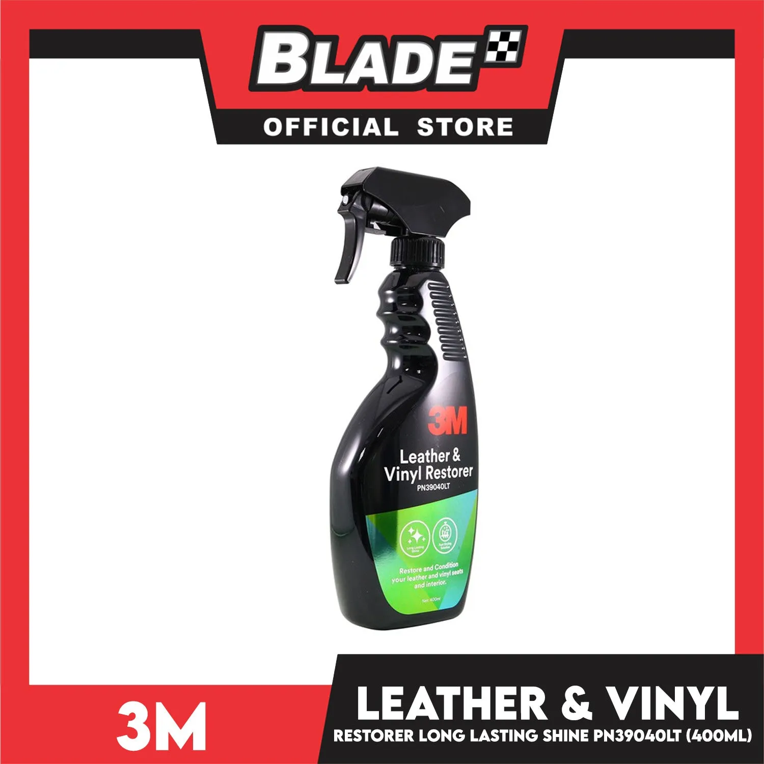 3M Automotive Car Care Leather and Vinyl Restorer 400ml PN39040LT