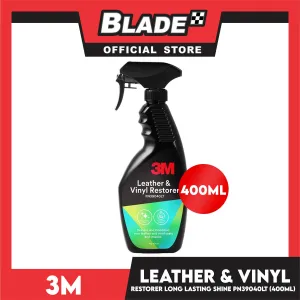 3M Automotive Car Care Leather and Vinyl Restorer 400ml PN39040LT