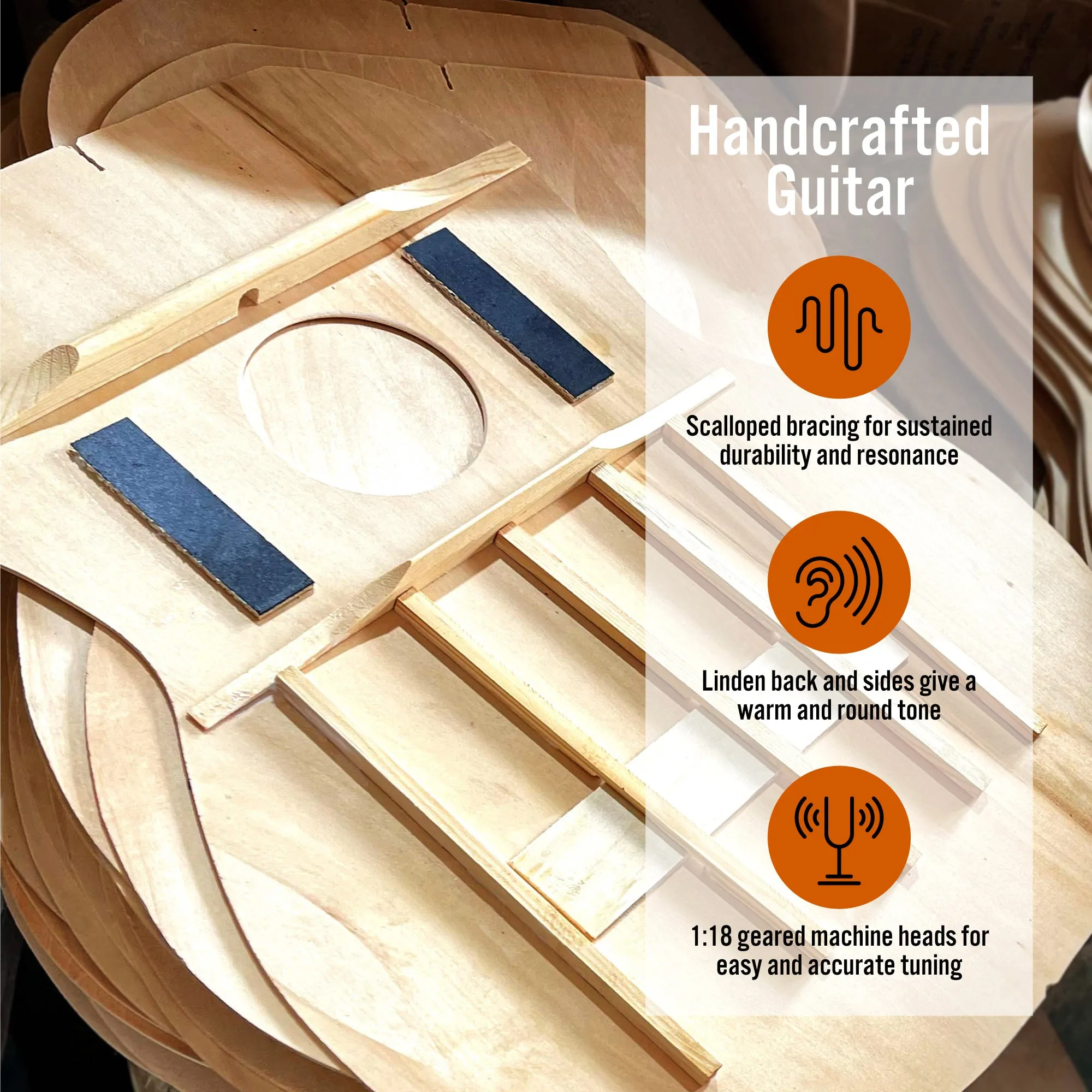 3rd Avenue Full Size Cutaway Acoustic Guitar Pack