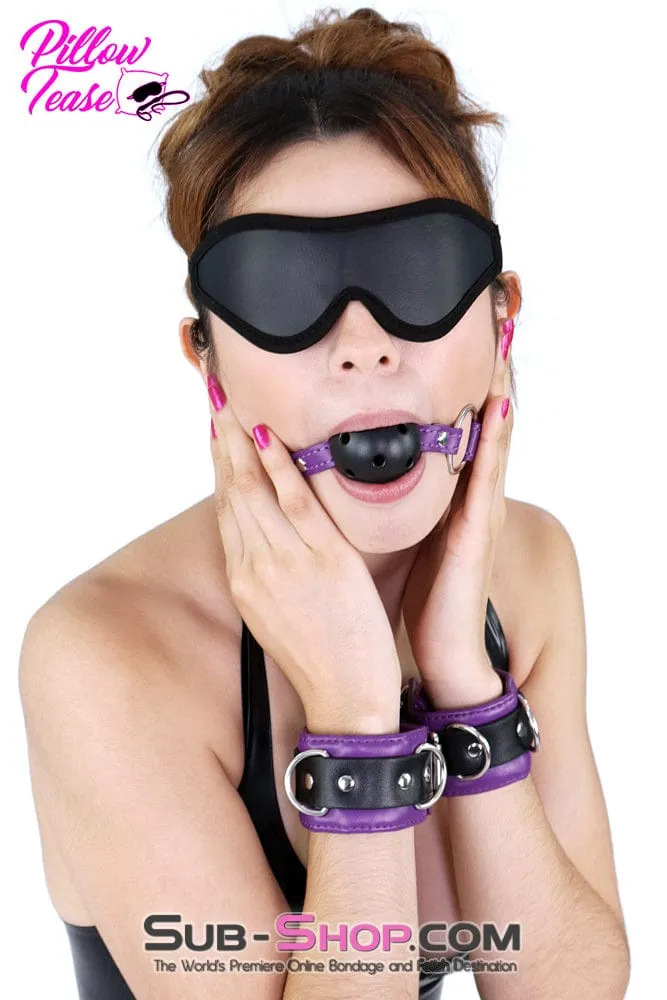 4777DL      Purple Royale Bondage Cuffs