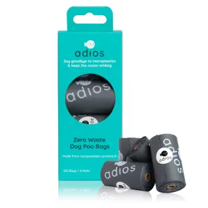 8 rolls in Grey (120 bags) - Non Handle