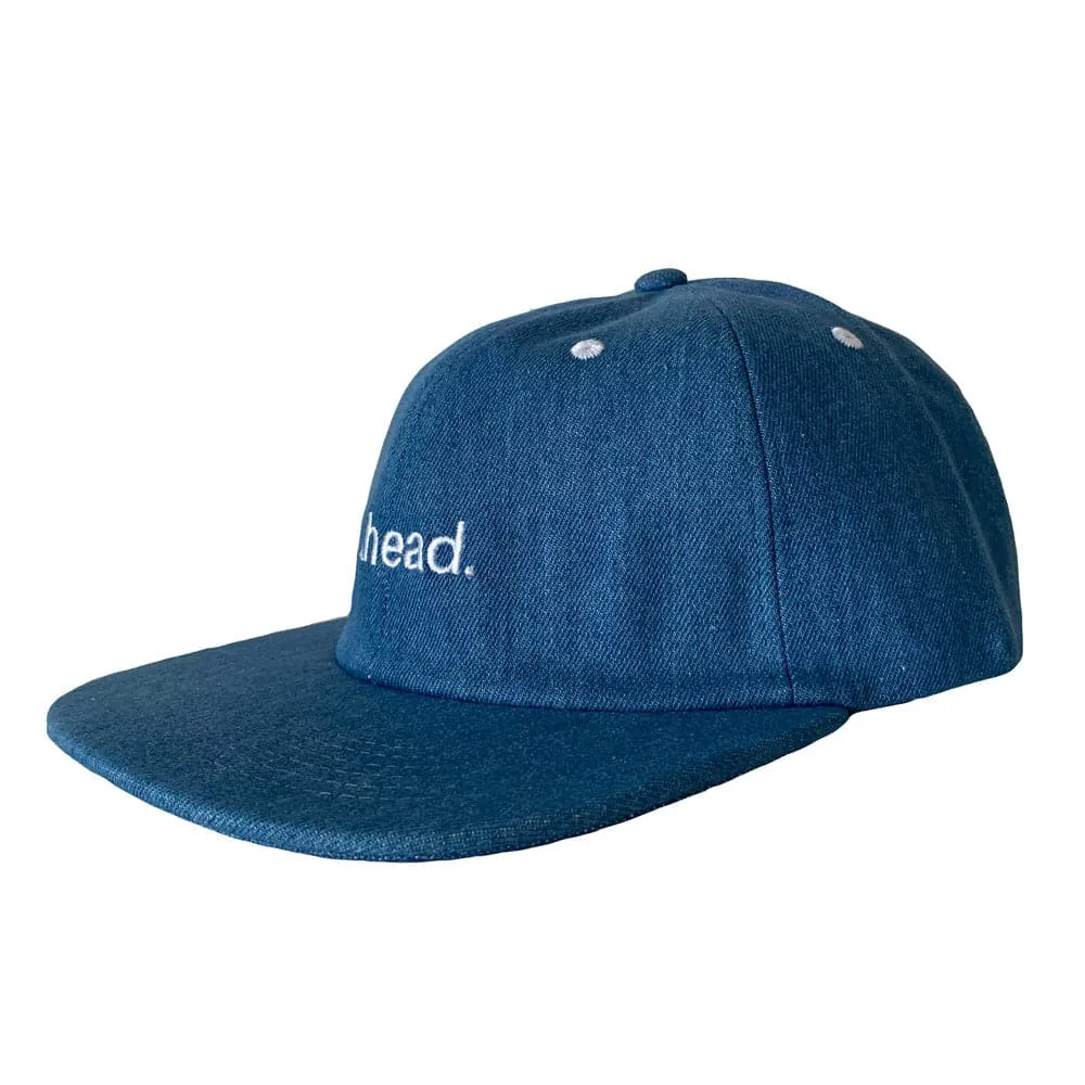 Ahead 'Trademark' 6 Panel Cap (Blue Denim)