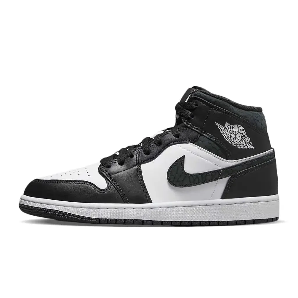 Air Jordan 1 Mid 'Panda Elephant'