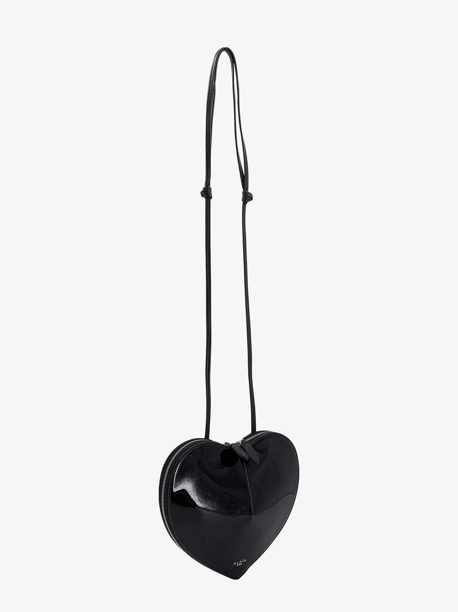 Alaia Le Coeur Patent Leather Shoulder Bag