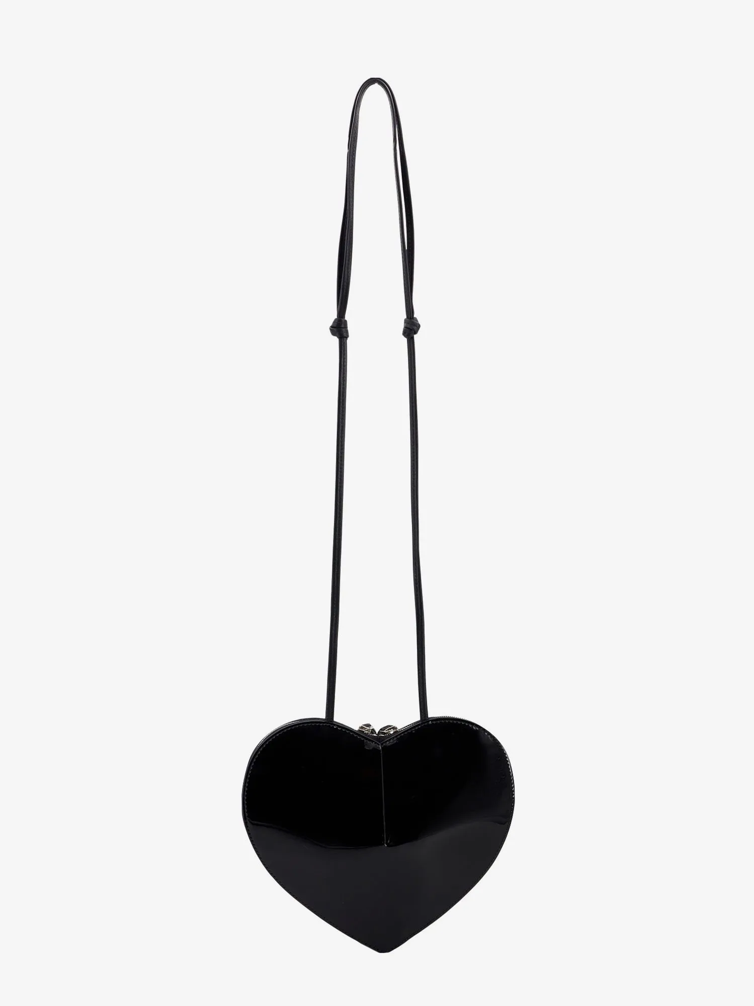 Alaia Le Coeur Patent Leather Shoulder Bag