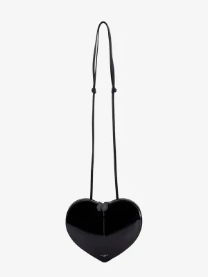 Alaia Le Coeur Patent Leather Shoulder Bag