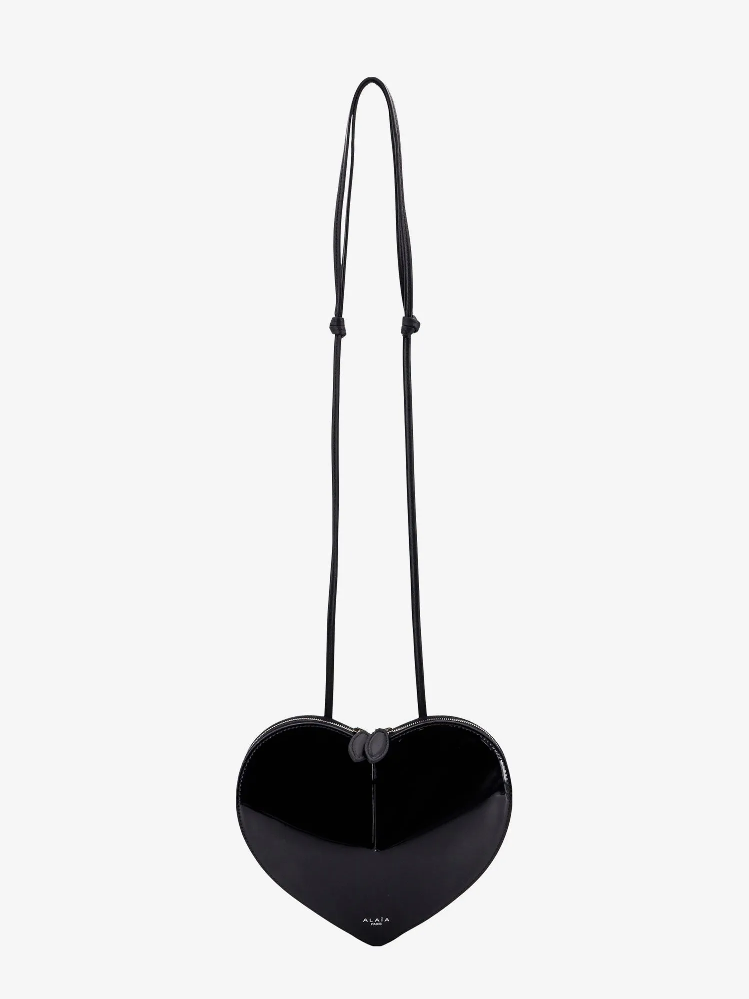 Alaia Le Coeur Patent Leather Shoulder Bag