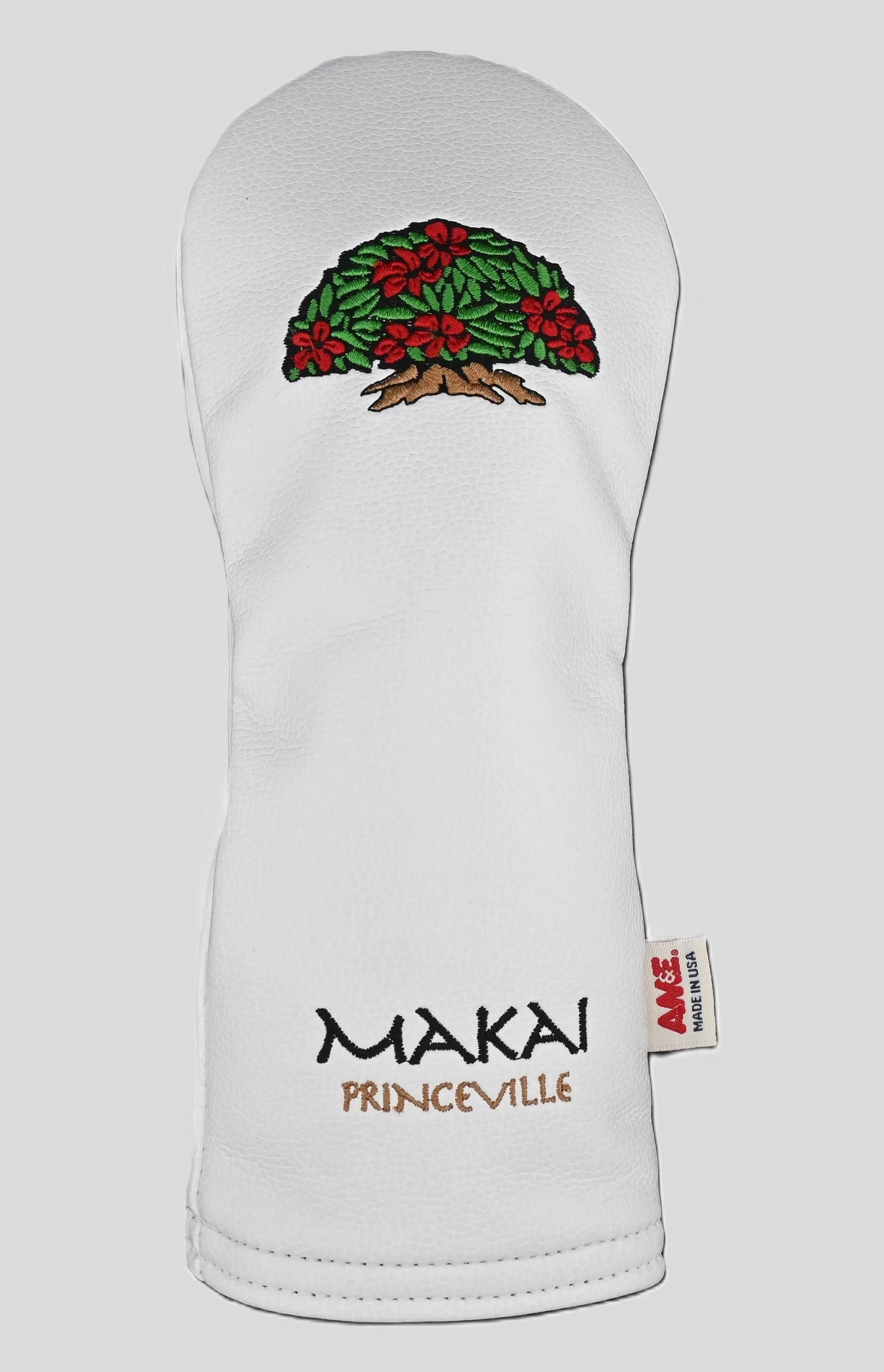 AM&E Logo Headcover - White