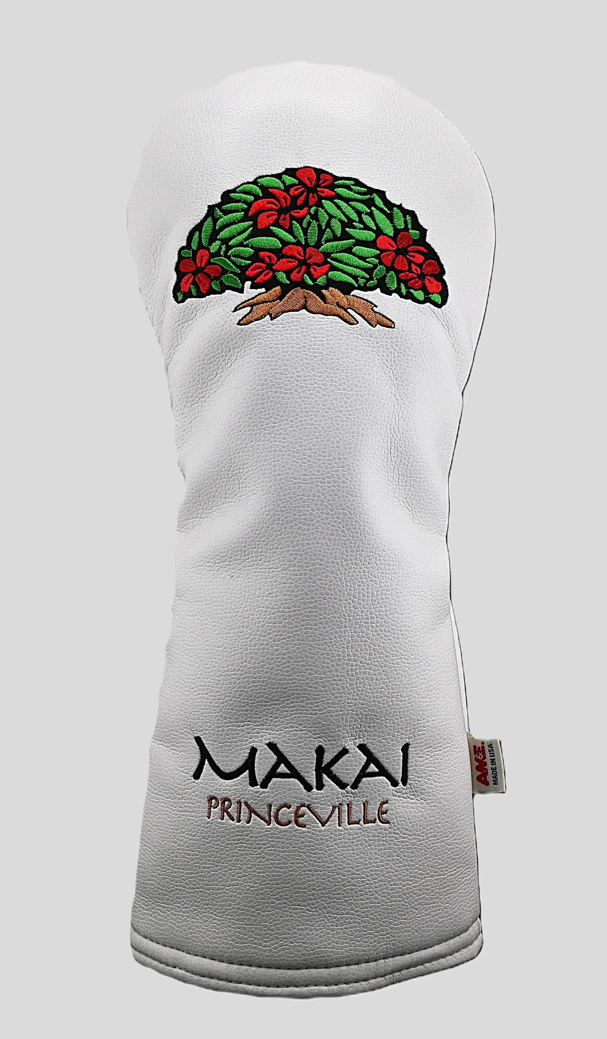AM&E Logo Headcover - White