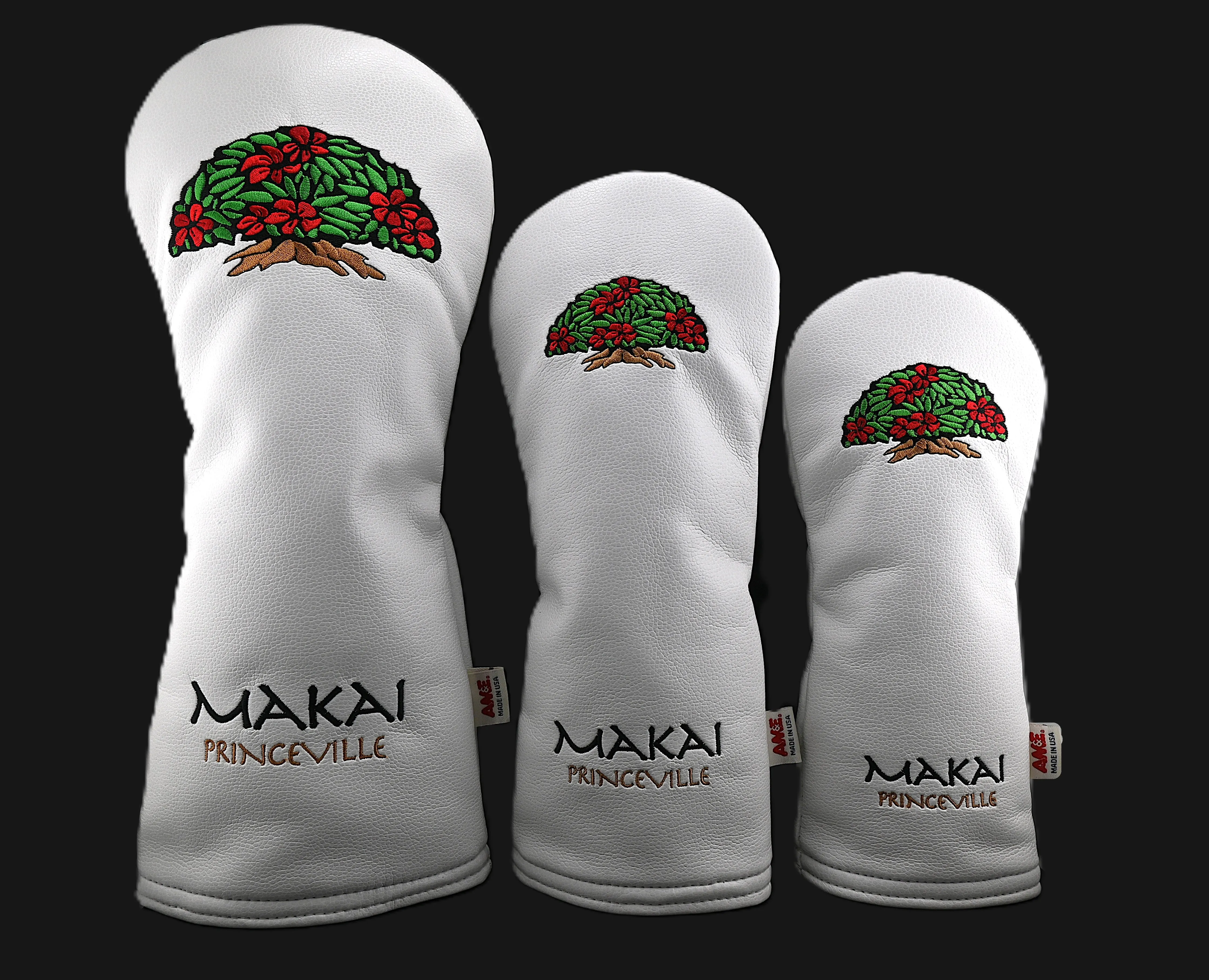 AM&E Logo Headcover - White