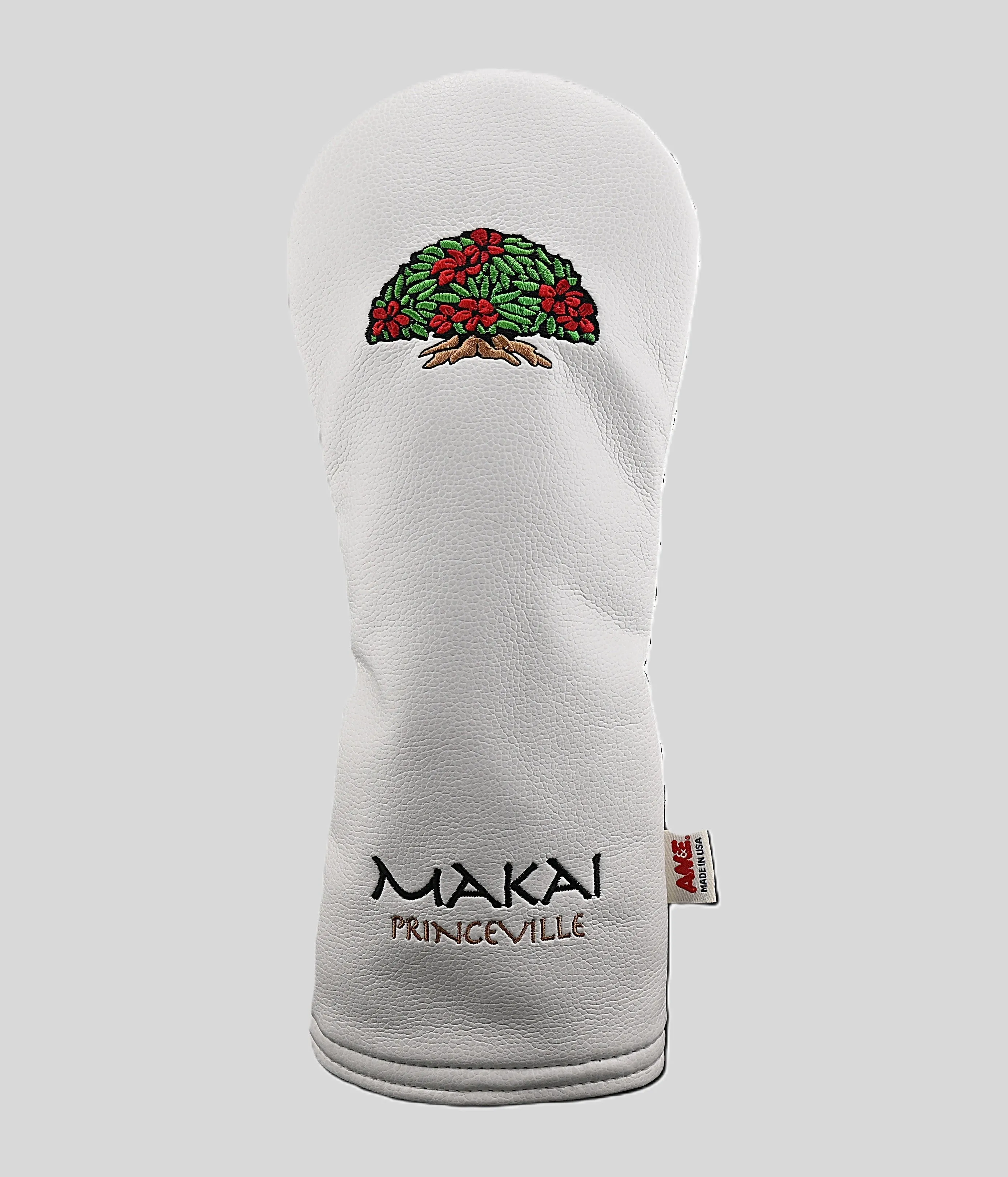 AM&E Logo Headcover - White