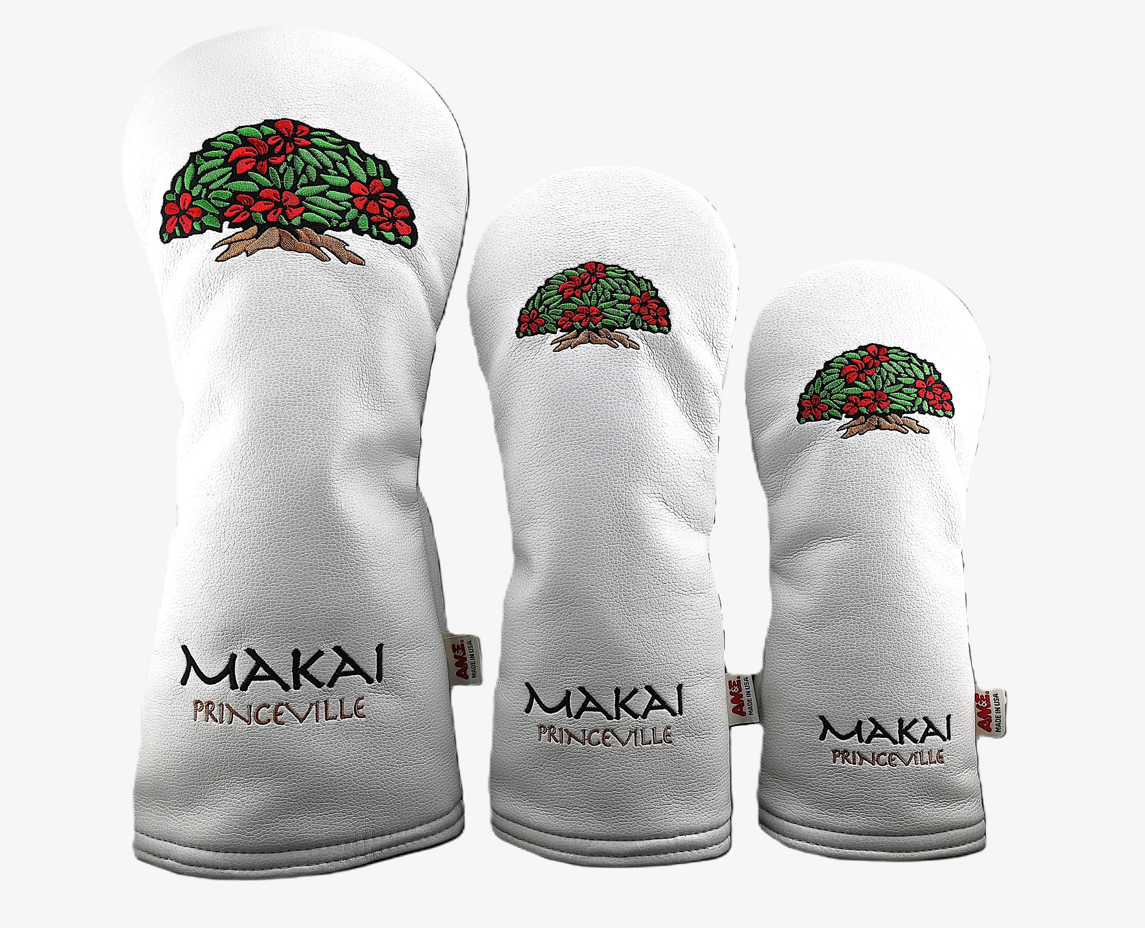 AM&E Logo Headcover - White
