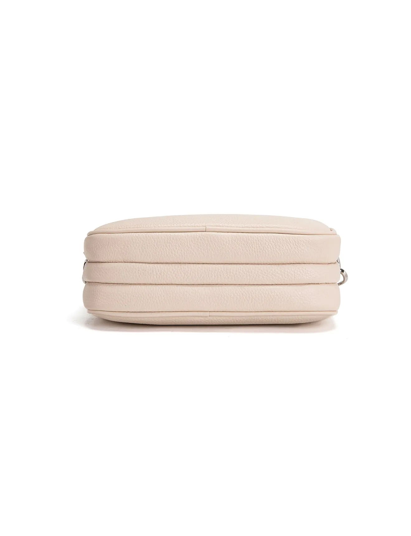 ANNA TRIPLE COMPARTMENT CROSSBODY -E1-0811B-IVORY