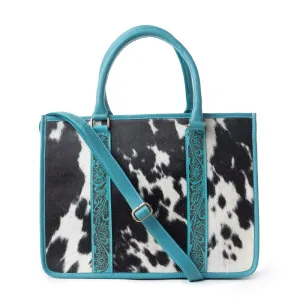 Antonia Trail Tote Bag In Black & White