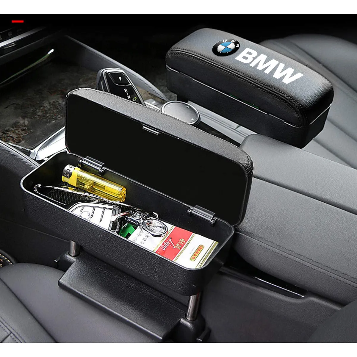 Armrest Box Protector for Center Console, Armrest Extender General Motors Elbow & Forearm Wrist Rest Support Adjustable Height Comfort Pads