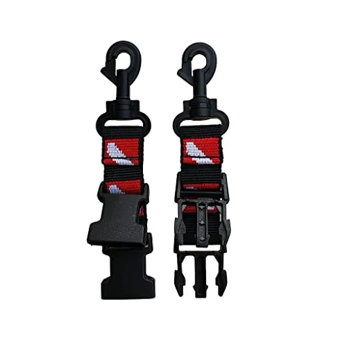 ATORSE Scuba Diving Fin Mask Gear Holder Keeper Lanyard Strap with Safety Clip HY10
