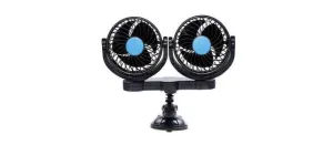 Autogear 5V Usb Single Speed Dual Car Fan