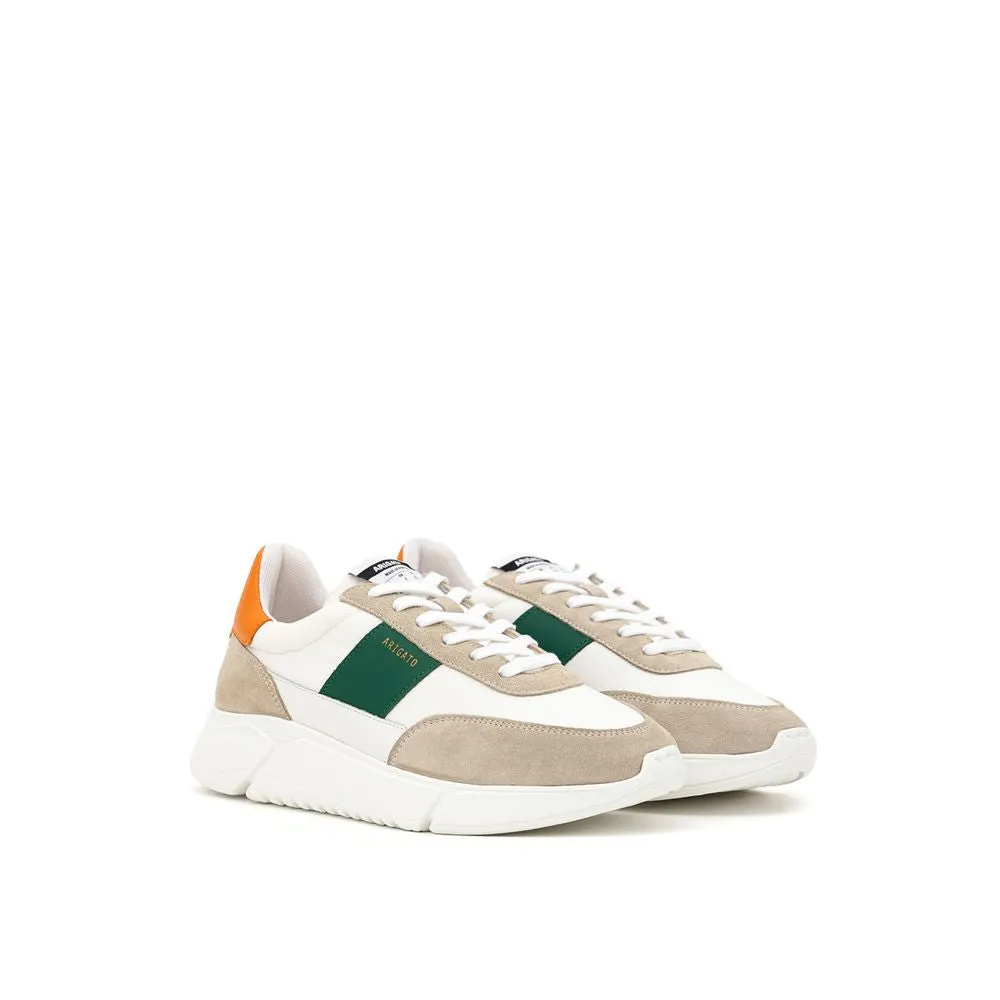 Axel Arigato Bicolor Fabric And Leather Sneaker