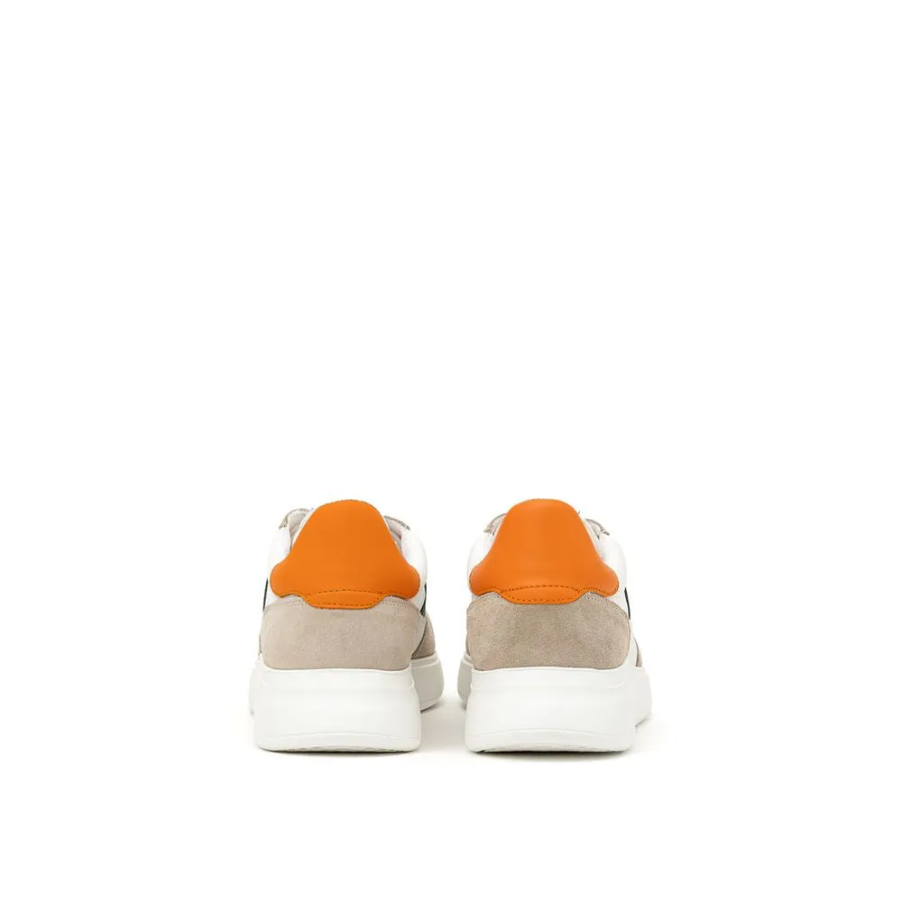 Axel Arigato Bicolor Fabric And Leather Sneaker