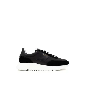 Axel Arigato Black And White Fabric And Leather Sneaker