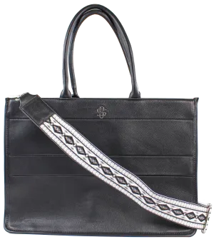 BAG-LTHR-TOTE-BLACK