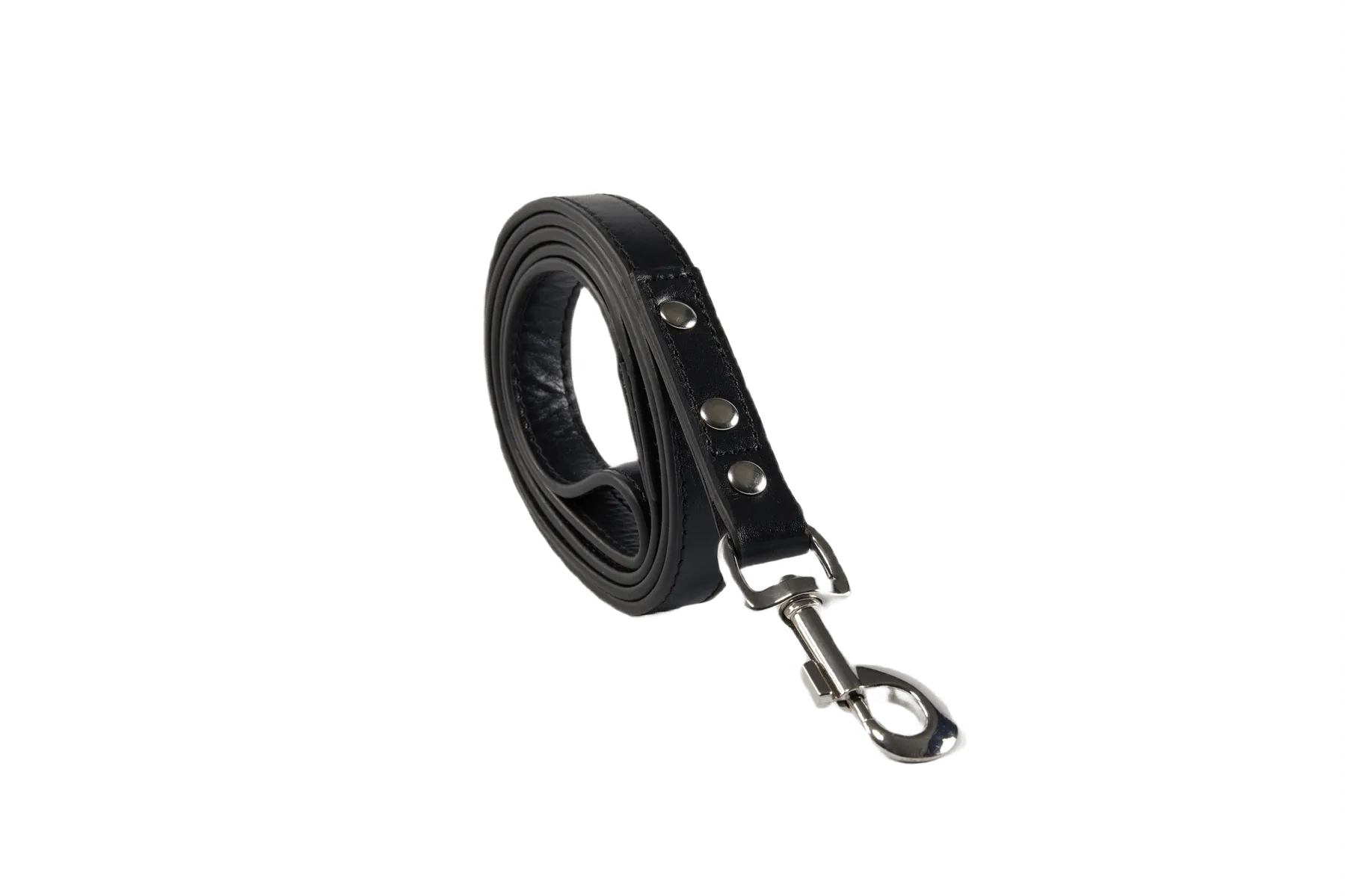 Baker & Bray Sustainable Leather Dog Collar & Lead Set | Black