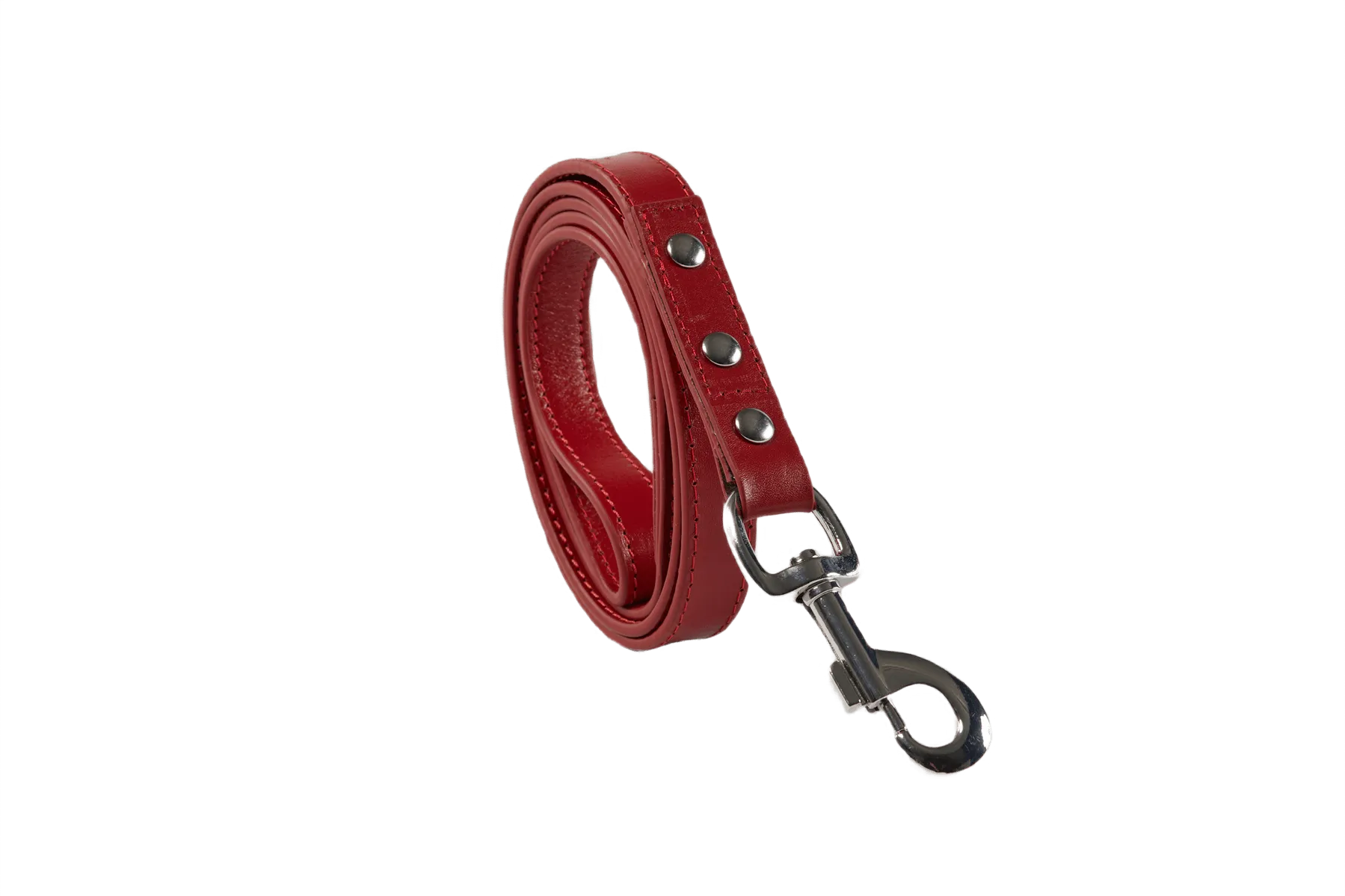 Baker & Bray Sustainable Leather Dog Collar & Lead Set | Rose