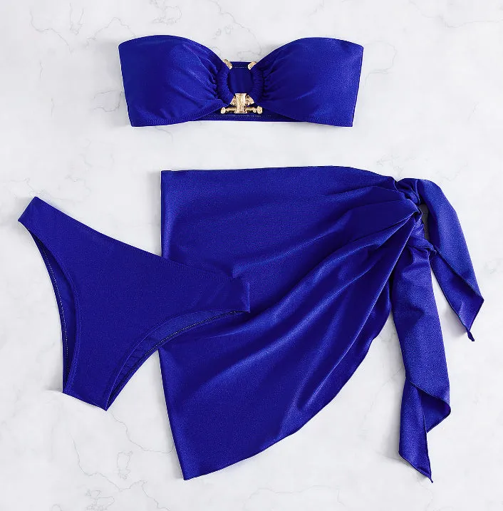 Bandeau 3 Pieces Swimsuit