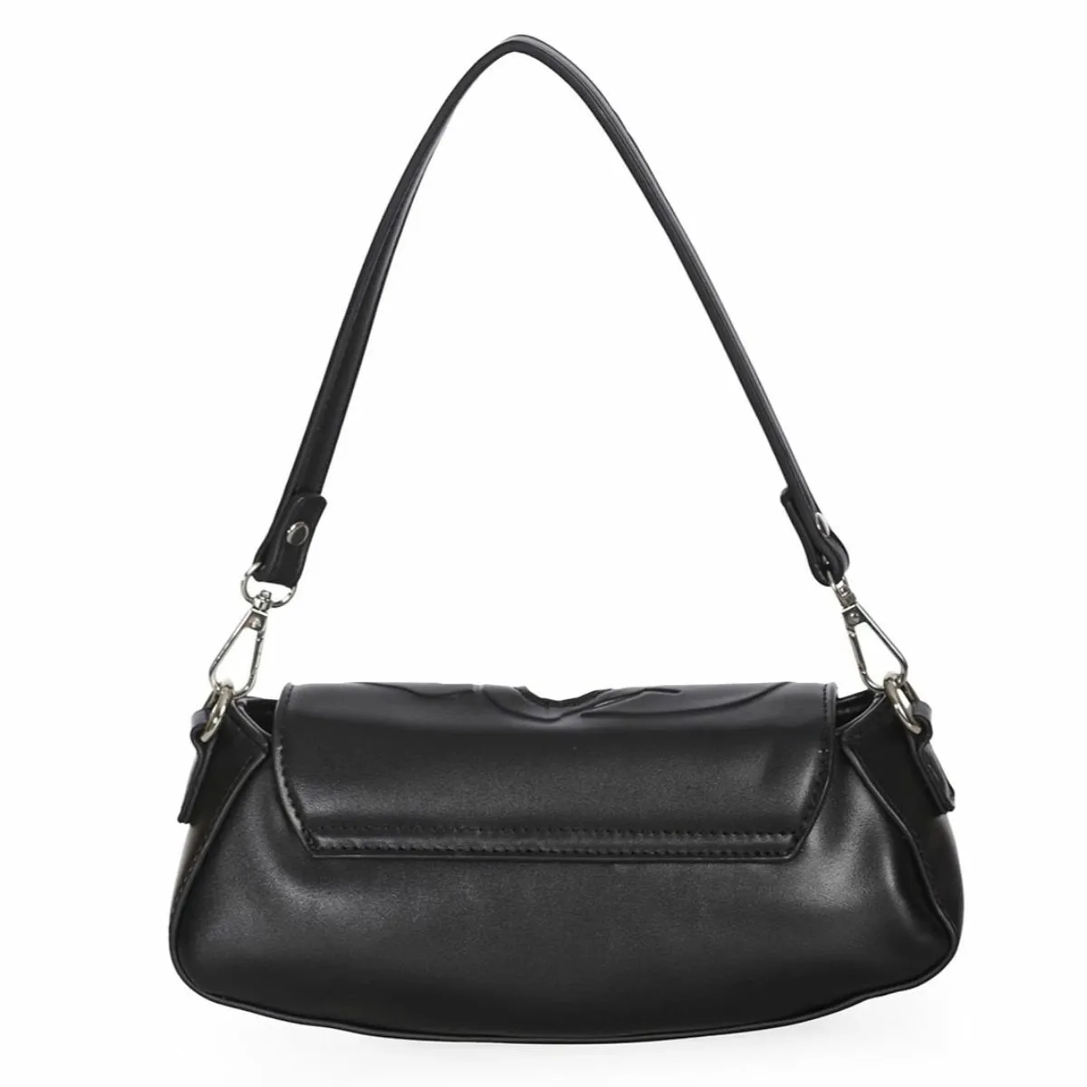 Banned Dark Necessities Faux Leather Skull Shoulder Bag