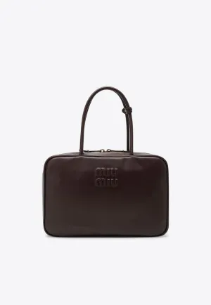 Beau Leather Top Handle Bag