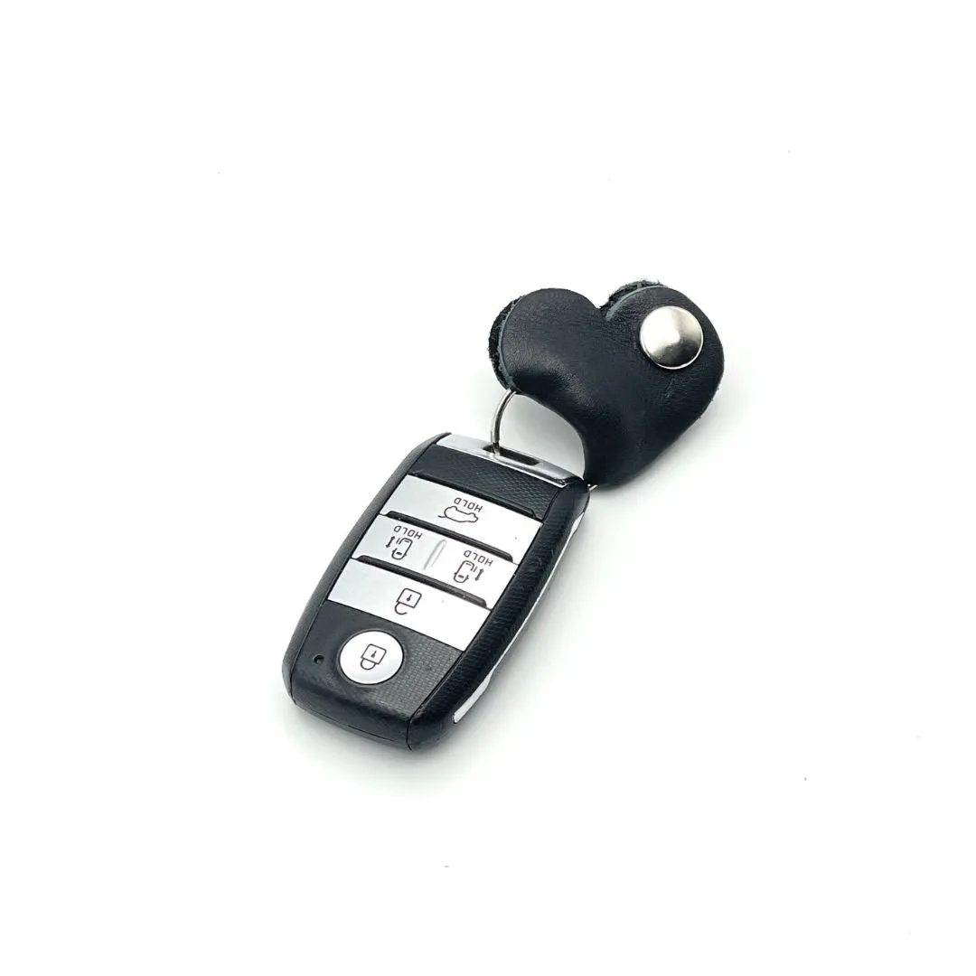 Black Leather Key Holder