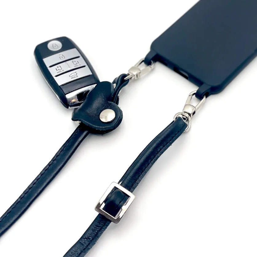 Black Leather Key Holder