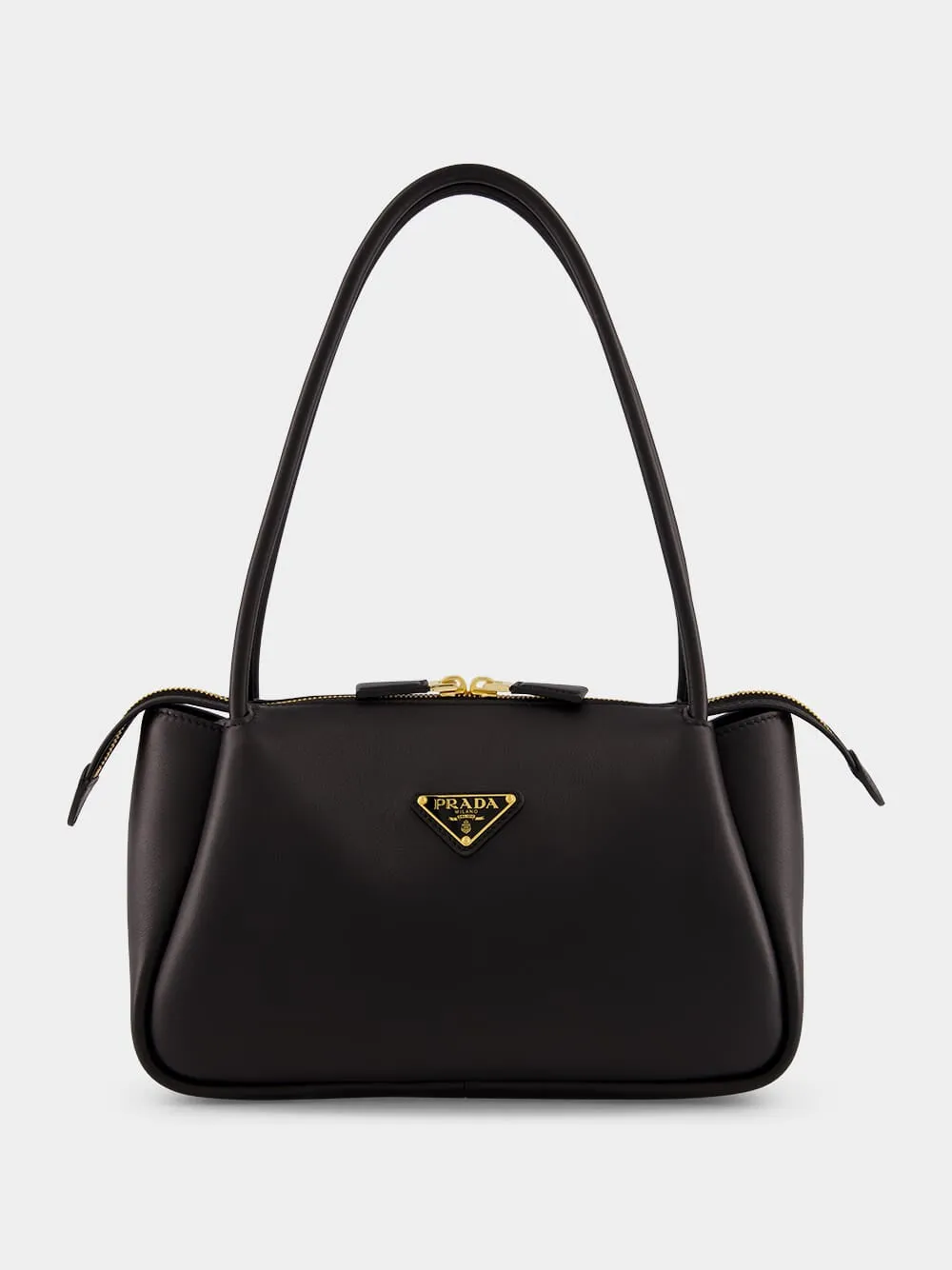 Black Medium Leather Handbag