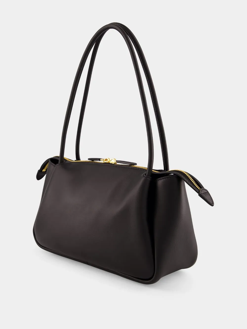 Black Medium Leather Handbag