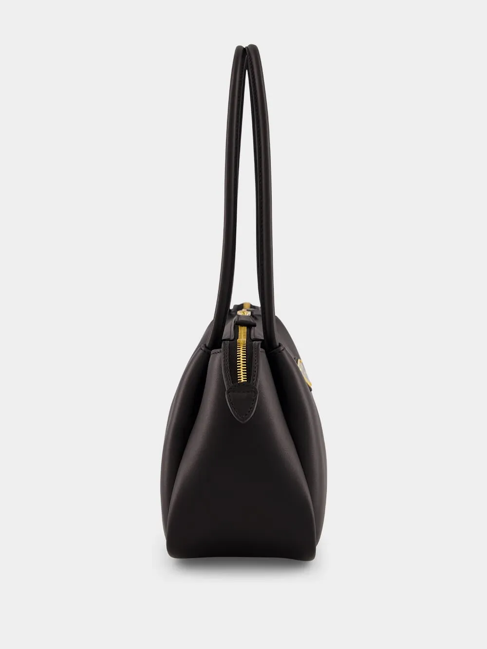 Black Medium Leather Handbag