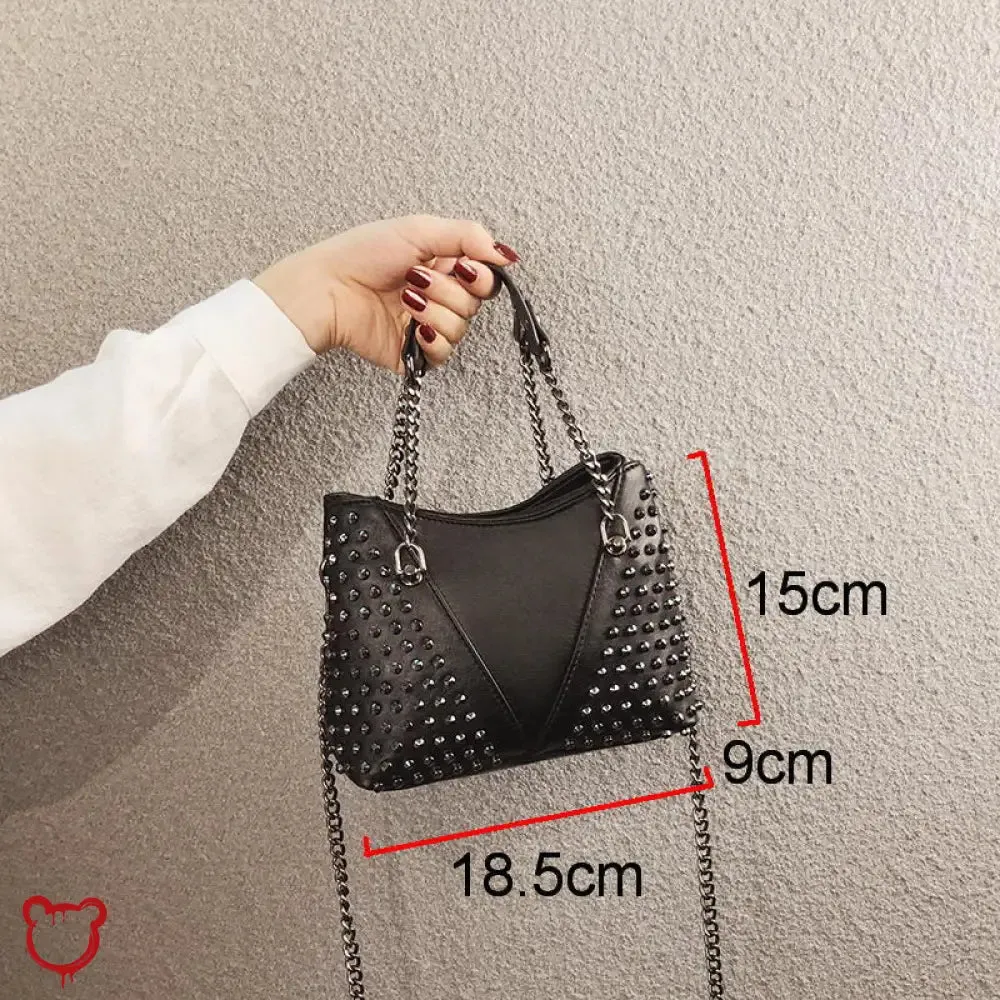Black Stud Bag