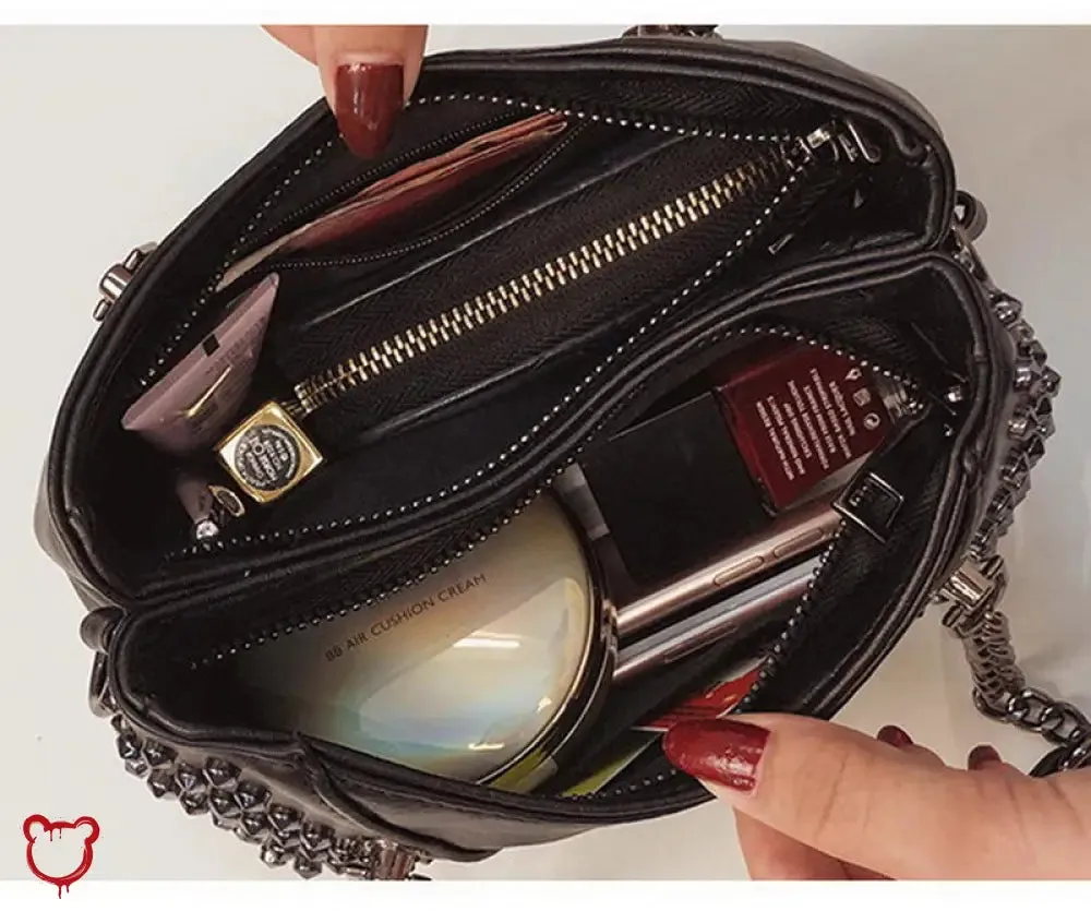 Black Stud Bag