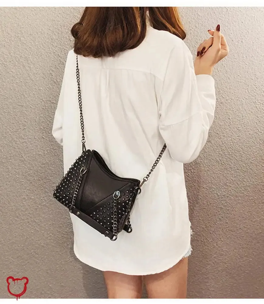 Black Stud Bag